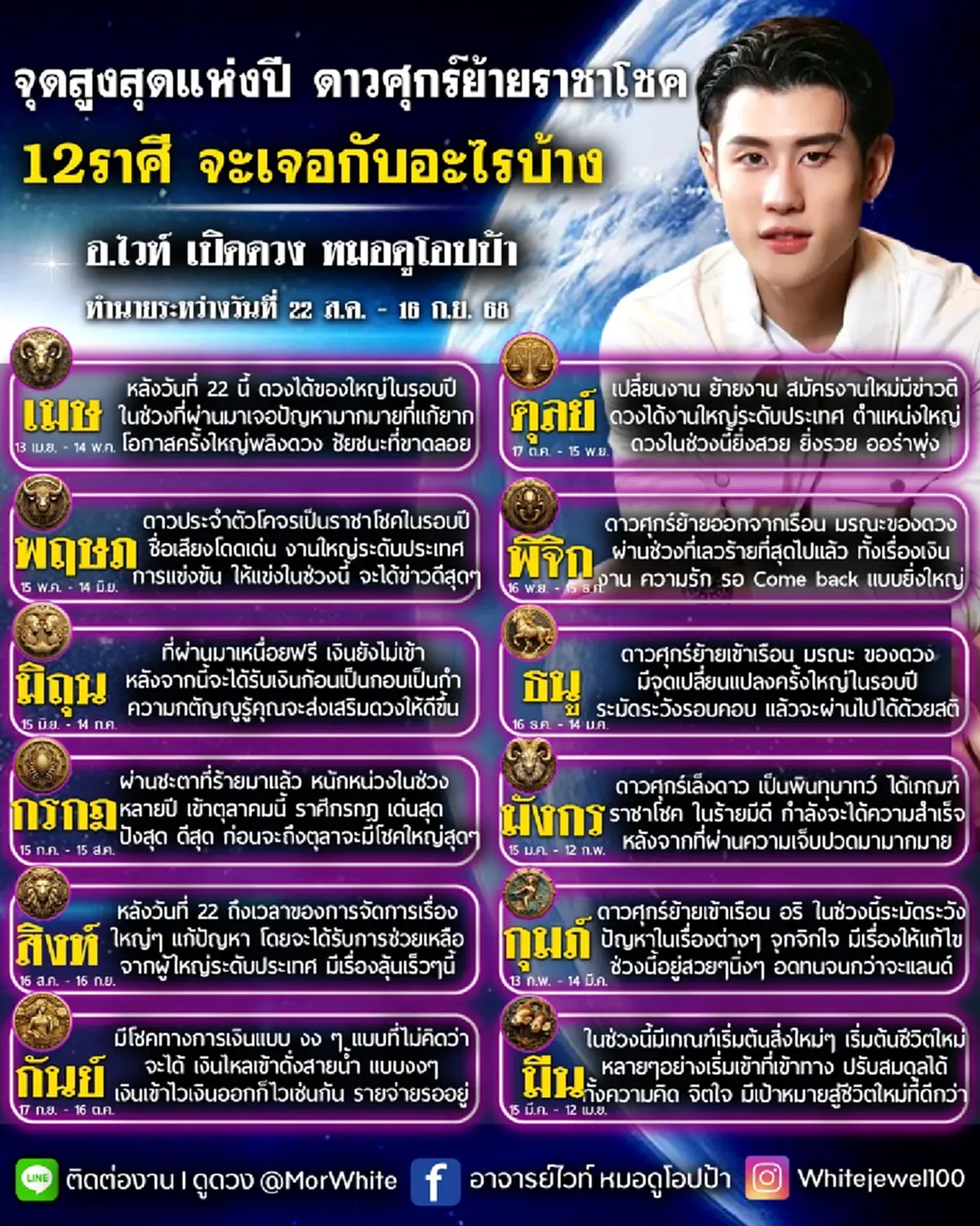 ดาวศุกร์ย้ายราชาโชค 5 ราศี มีข่าวดีได้เงินก้อน ได้ของใหญ่ในรอบปี