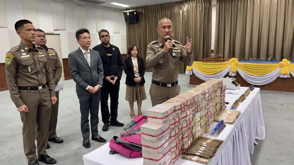 SKYFALL เดือด ทลายเครือข่ายฟอกเงินข้ามชาติ ยึดเงินสด 46 ล้าน