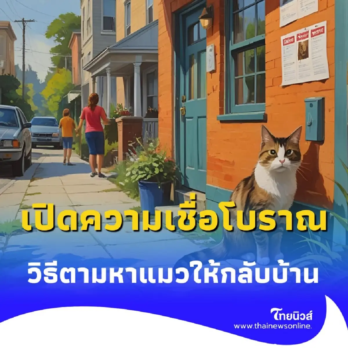 หยุดร้องไห้แล้วมาทำตาม 5 วิธีตามหาแมวที่หายไป ที่ไม่ได้พึ่งแค่โชคชะตา