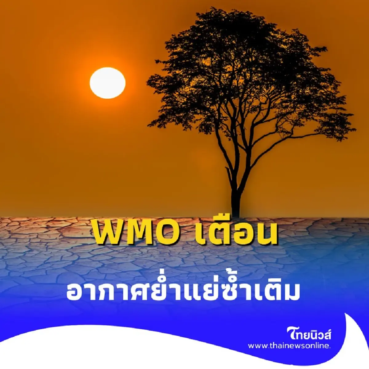 WMO เตือน คลื่นร้อนสุดขั้วกระทบคนนับล้านทั่วโลก ไฟป่า-อากาศย่ำแย่ซ้ำเติม
