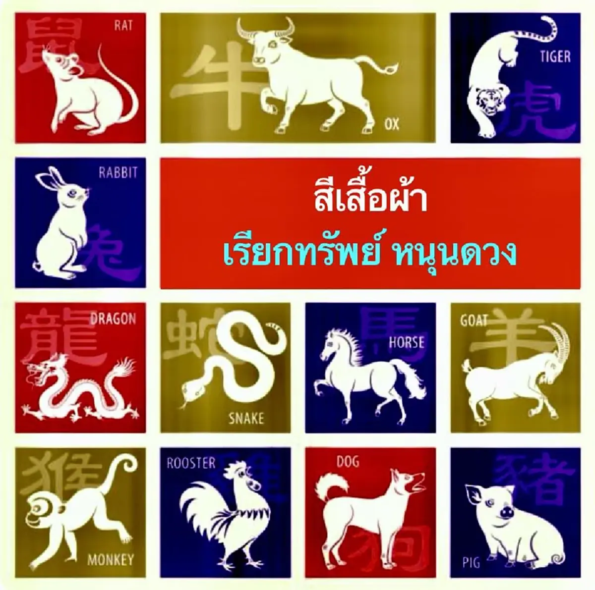 เปิด สีเสื้อเรียกทรัพย์ คนเกิด 12 นักษัตร 5 เดือนสุดท้าย ปี 2568