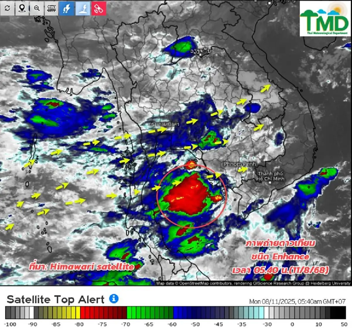 เตือน 44 จังหวัด วันนี้อ่วม เจอมรสุม ฝนตกหนัก ระวังน้ำท่วมฉับพลัน