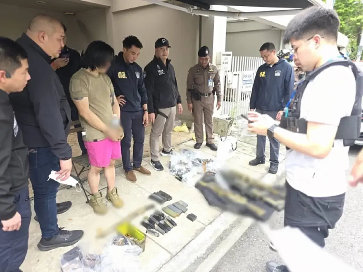 เปิดสาเหตุที่แท้จริง ไฮโซลูกนัท โดนบุกรวบ ยึดอาวุธ-กระสุนเพียบ