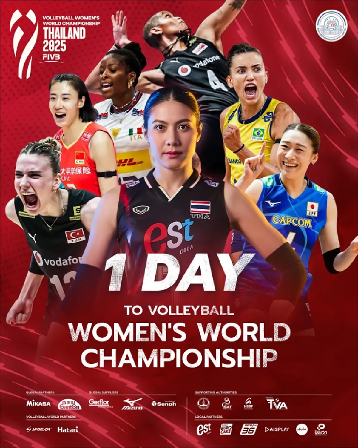 รายชื่อ วอลเลย์บอลหญิงทีมชาติไทย ลุยศึกชิงแชมป์โลก 2025