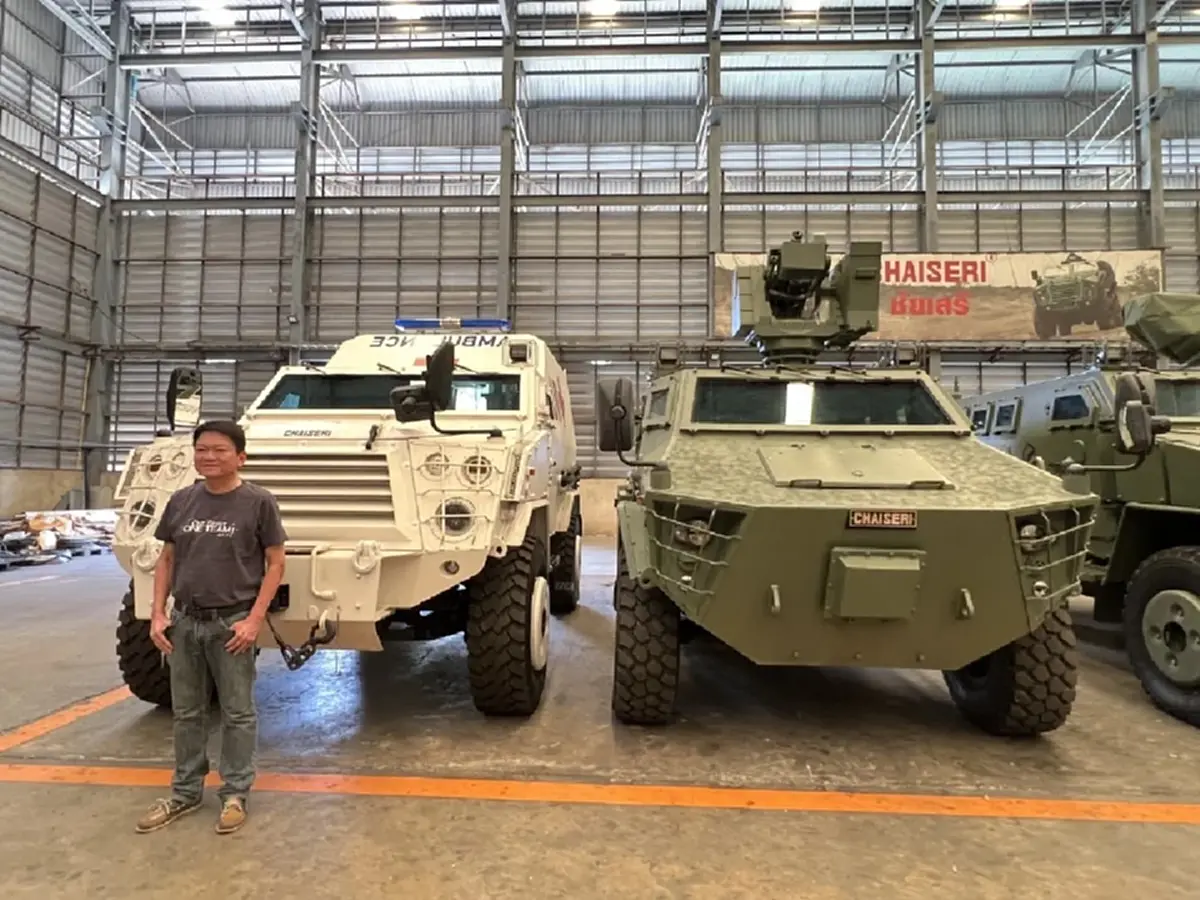 มาดามรถถัง ส่งยานเกราะล้อยาง - ช่างซ่อม เข้าประจำชายแดนไทย-กัมพูชา