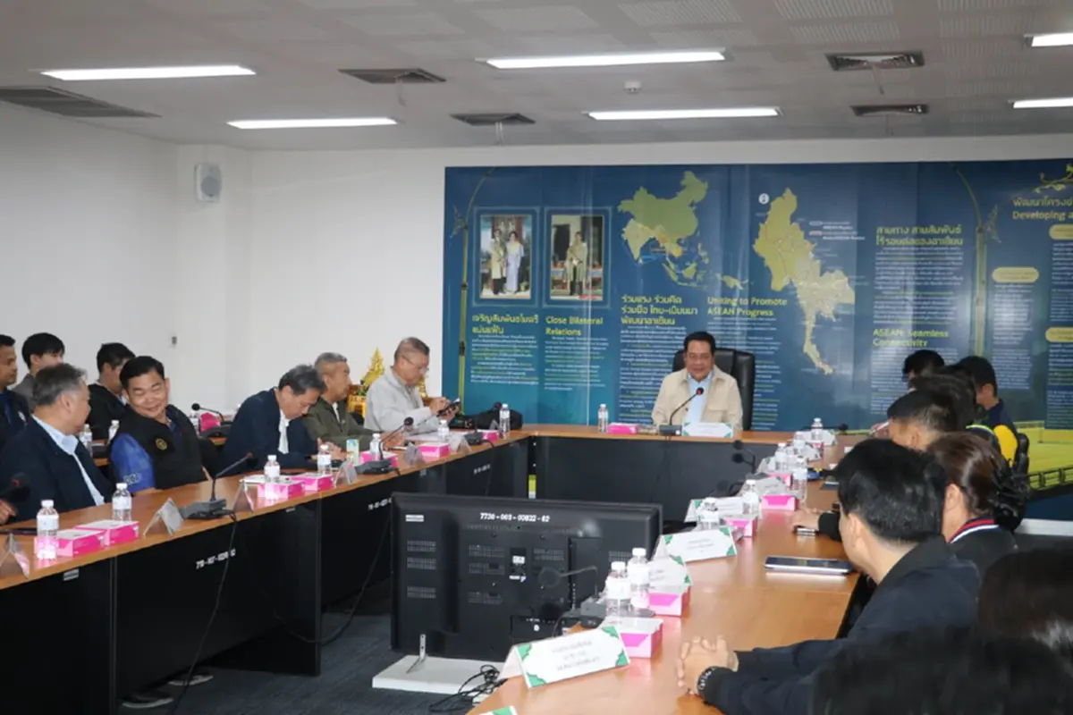 รมว.ยุติธรรม ลงพื้นที่แม่สอด สกัดกั้น-ควบคุมสารเคมีตั้งต้น เร่งแก้ปัญหายาเสพติด