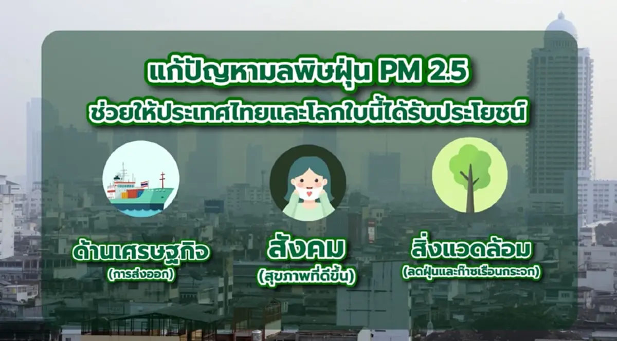 "โฉนดต้นยาง" ช่วยลดปัญหาฝุ่น PM2.5 ภัยคุกคามสุขภาพ