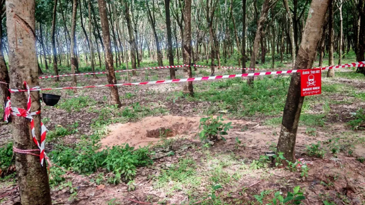 ตกใจ เปิดผลเก็บกู้วัตถุระเบิด ใน 4 จังหวัด ชายแดนไทย-กัมพูชา