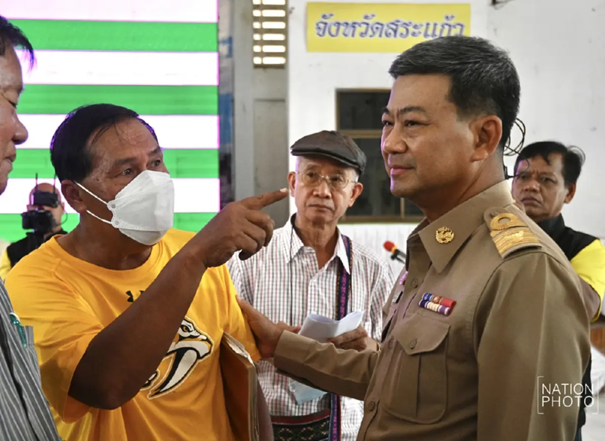 ผู้ว่าฯสระแก้ว แจงชัด เคลียร์ปมปัญหาที่ดินบ้านหนองจาน