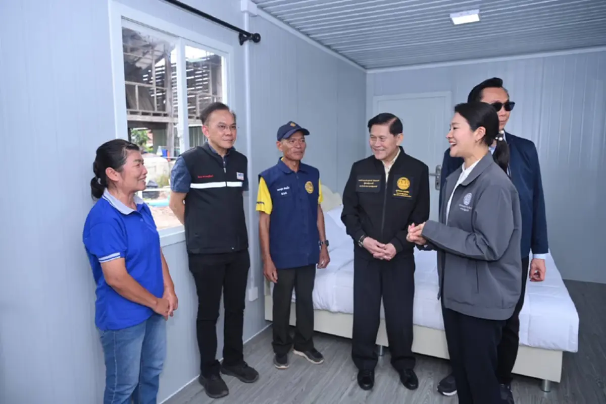 มอบบ้านน็อคดาวน์หลังใหม่ผู้ประสบภัยเหตุปะทะชายแดนไทย-กัมพูชา