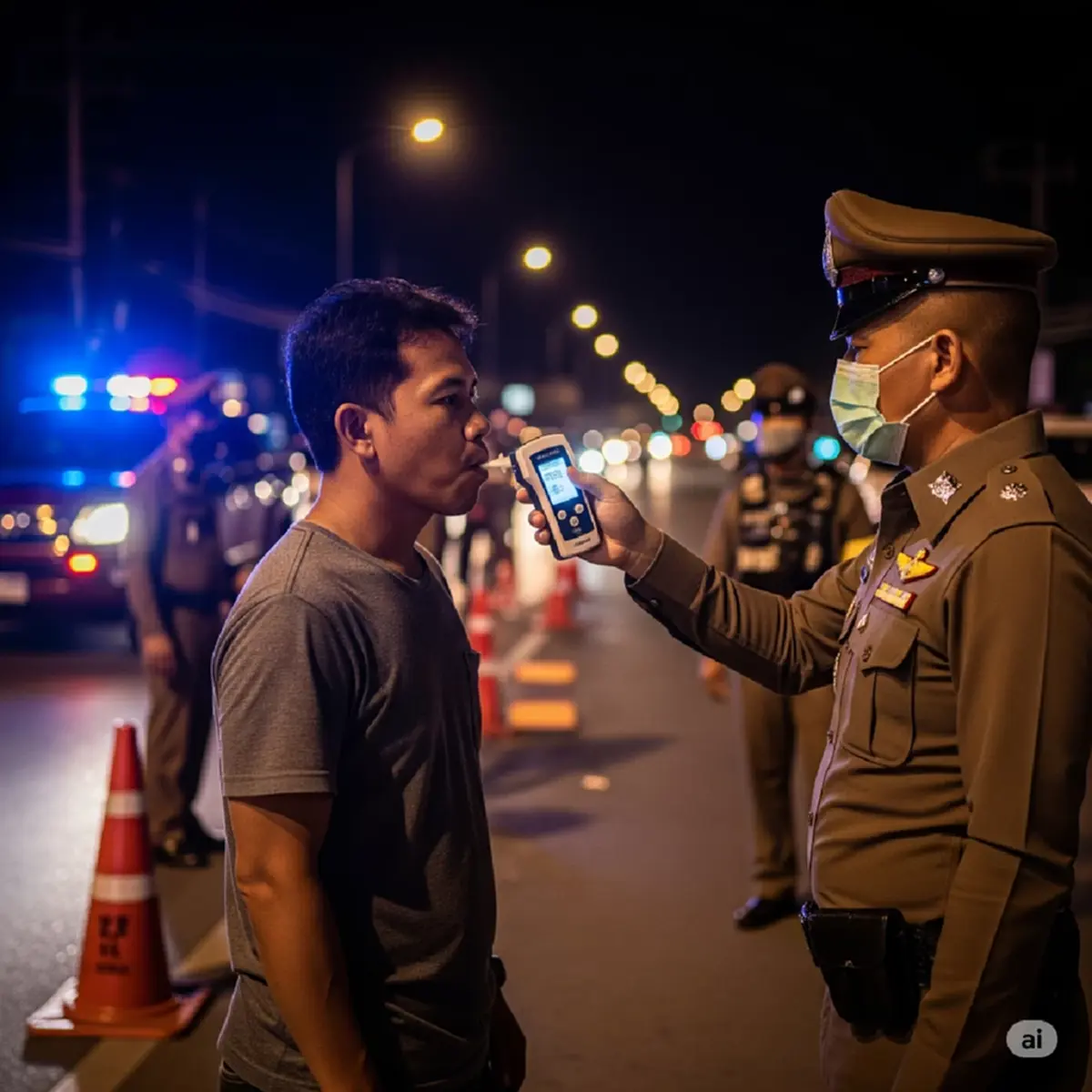 เปิดกฎหมายชัด ๆ พวกไม่ยอมเป่า จะมีโทษอะไรบ้าง ตำรวจเผยเอง 