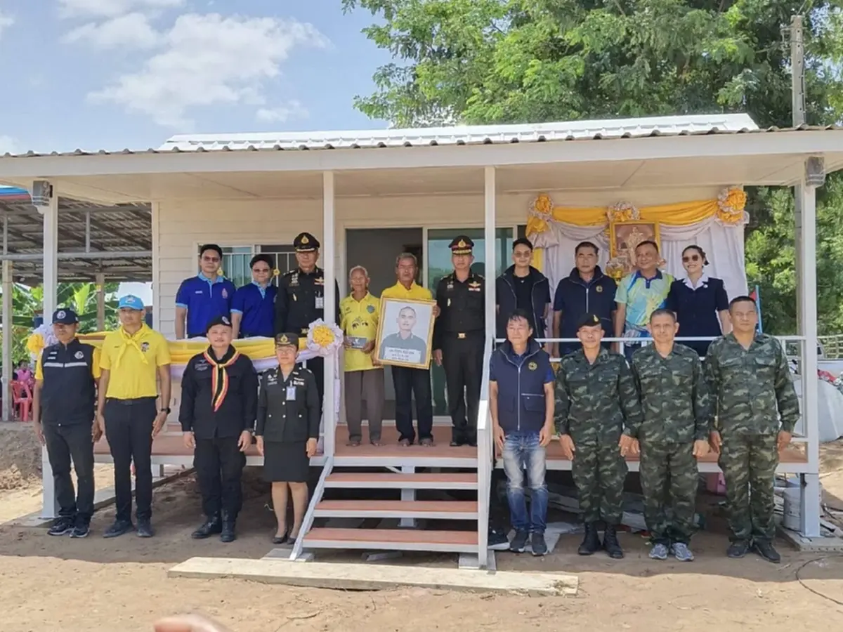 เปิดภาพบ้านหลังใหม่ ส.ต. ธีรยุทธ ด้วยพระมหากรุณาธิคุณแด่วีรชน