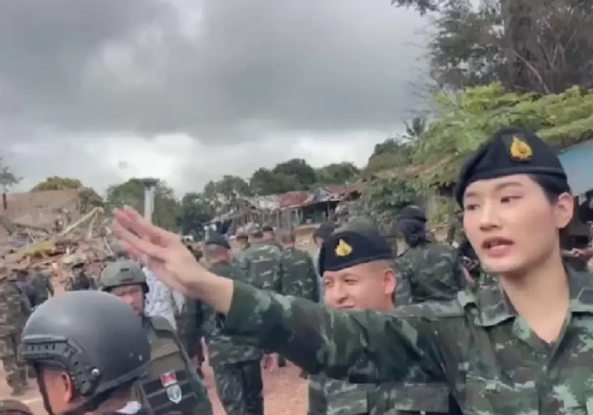 "ผู้กองอะตอม" เล่าสาเหตุ ภาพชี้นิ้วใส่ทหารเขมร พร้อมขอบคุณทหารทุกนาย