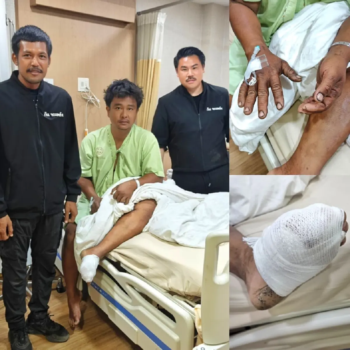 แห่สุดดี หนุ่ม ช่วยทหารจนเสีย 2นิ้ว ชาวเน็ตส่งกำลังใจไม่หยุด