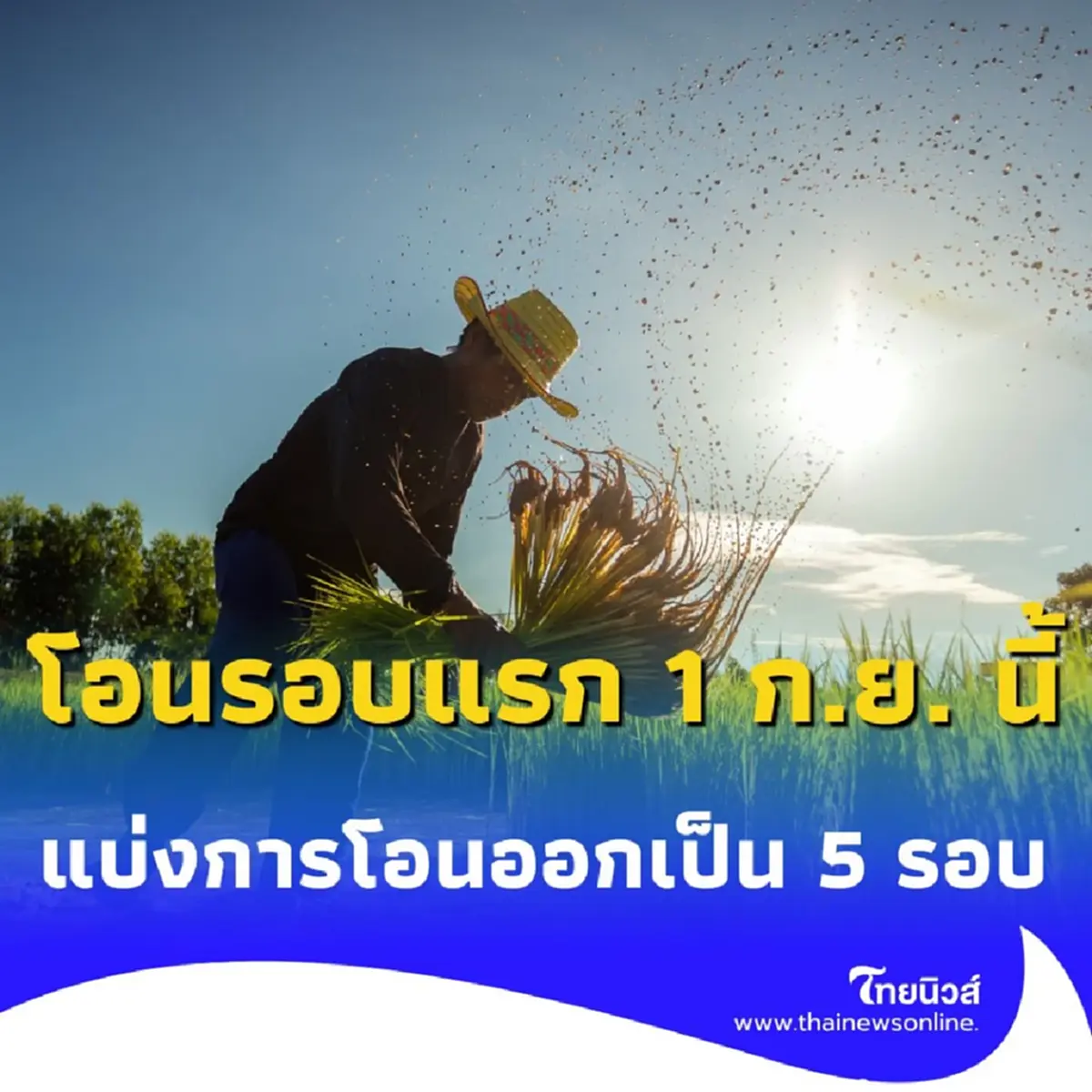 บอร์ด ธ.ก.ส. เตรียมเคาะ เงินไร่ละ 1,000 บาท ชี้โอนล็อตแรก 1 ก.ย. 68