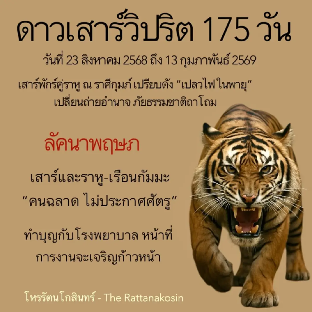 ดาวเสาร์วิปริต 175 วัน 1ลัคนา ระวังตัว มิตรคิดทรยศ แทงข้างหลัง