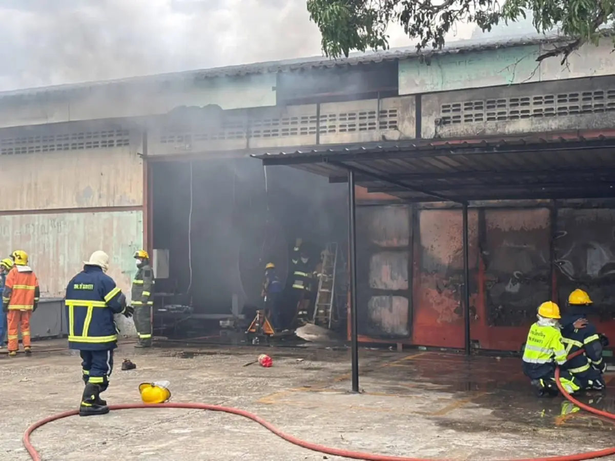 ถังน้ำมันระเบิดที่ท่ามะกา กาญจนบุรี มีผู้บาดเจ็บ-เสียชีวิต