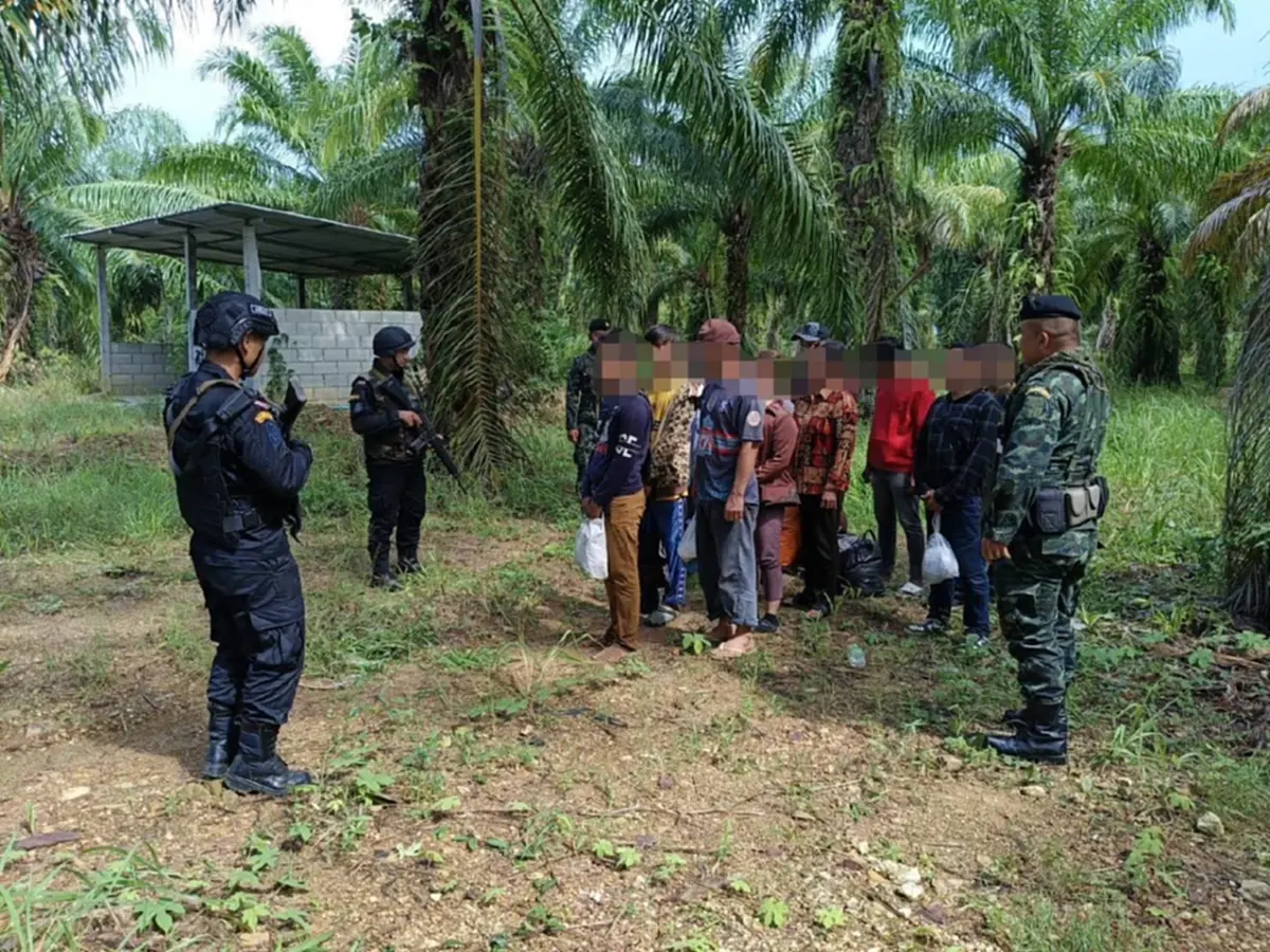 จับ17แรงงานกัมพูชา หนีความยากจน ลอบข้ามแดนเข้าไทยทั้งครอบครัว