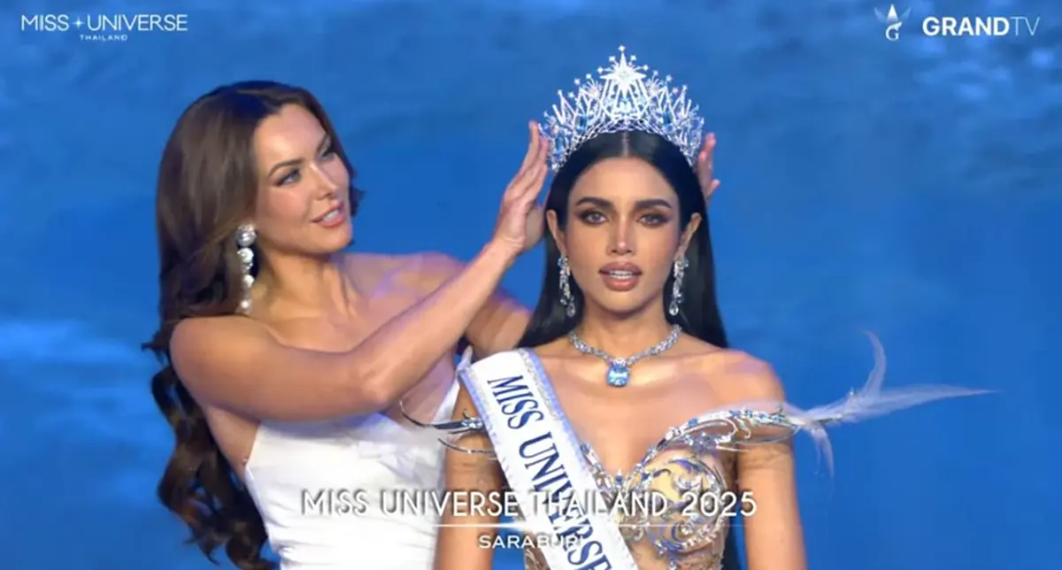 สมมง "วีนา ปวีนา" คว้า Miss Universe Thailand 2025 ไปครองได้สำเร็จ