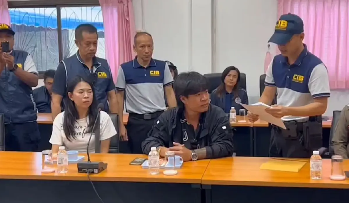 เปิดสีหน้า จอนนี่ มือปราบ โดนรวบพร้อมภรรยา รับทราบข้อกล่าวหา