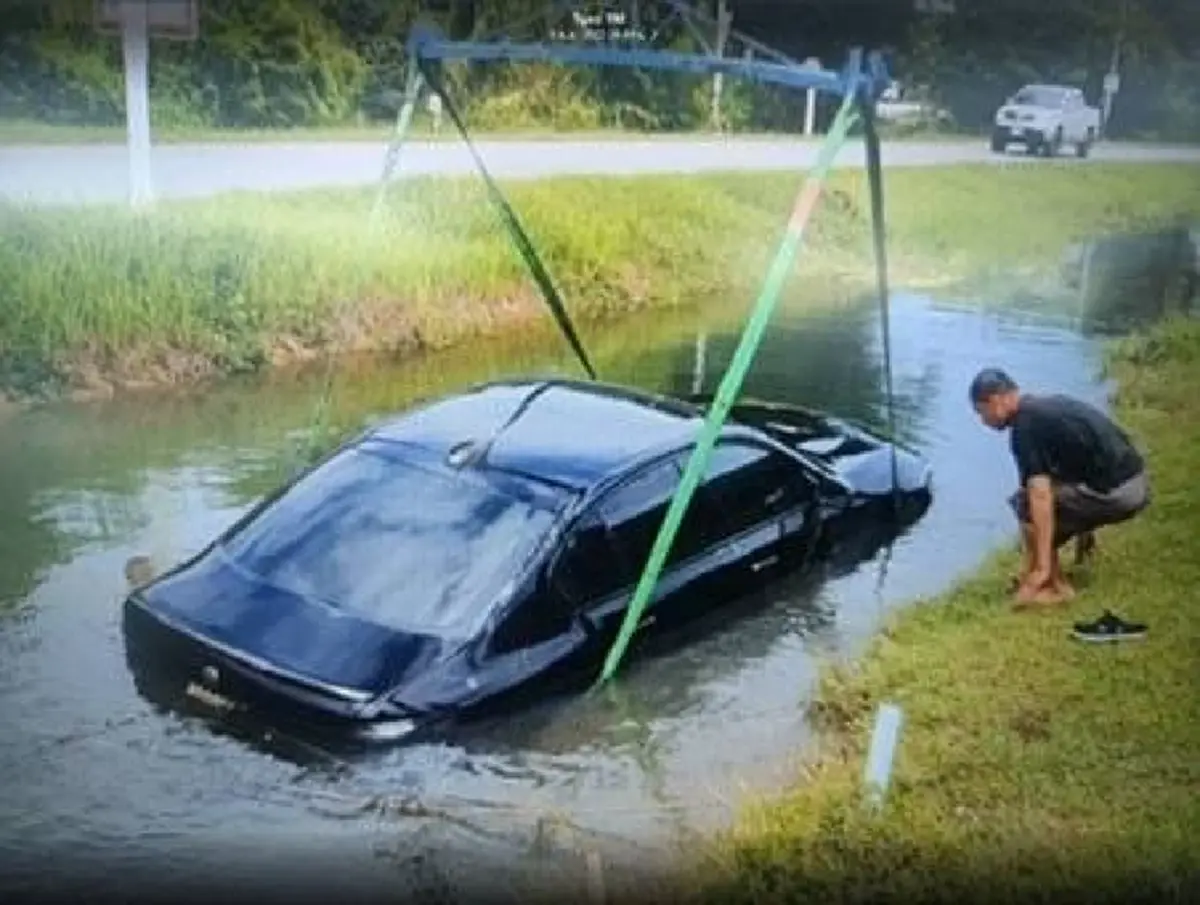 เปิดแผนแสบ หนุ่มหัวใส ขับรถตกน้ำ 4 คันรวด โป๊ะแตกโกงเกือบล้าน