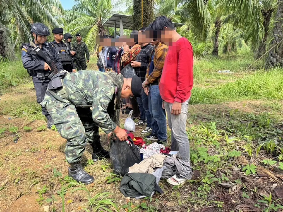 จับ17แรงงานกัมพูชา หนีความยากจน ลอบข้ามแดนเข้าไทยทั้งครอบครัว