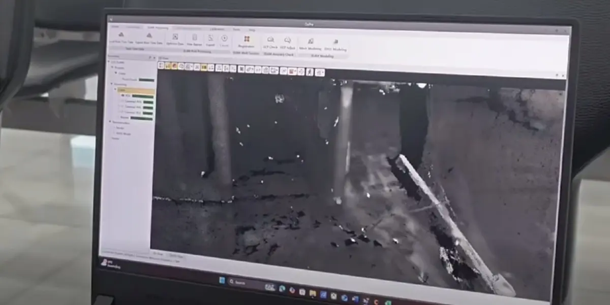 เปิดภาพสแกน 3 มิติ พื้นใต้อาคาร สน.สามเสน น่าหวั่น เสี่ยงทรุดอีก