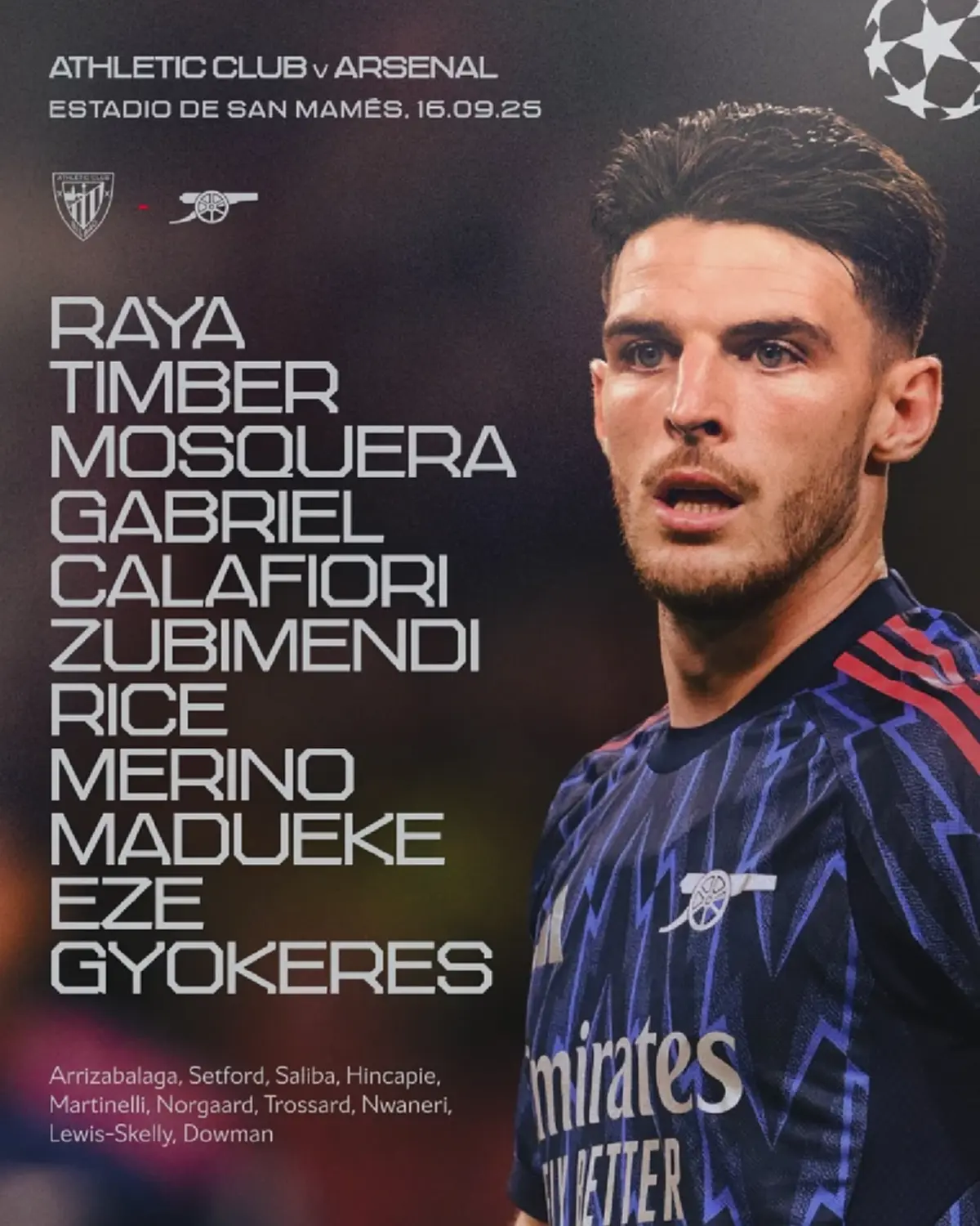 ถ่ายทอดสด บิลเบา พบ อาร์เซนอล ดูบอลสดยูฟ่าแชมเปียนส์ลีกวันนี้ 23.45 น.