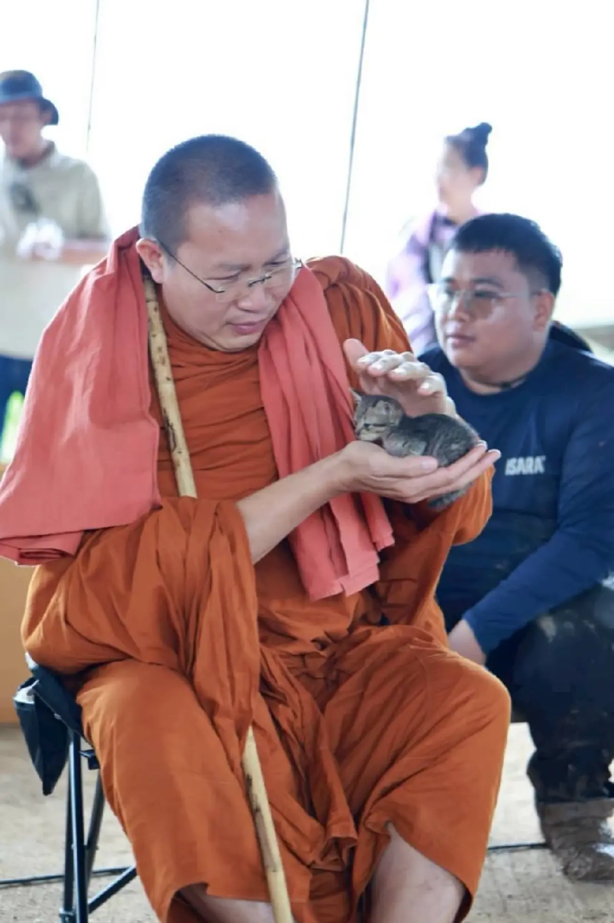 ฮีโร่ 4 ขา K9 สีนวล ช่วย 1 ชีวิตเล็ก ๆ จากเหตุดินถล่มบ้านปางอุ๋ง