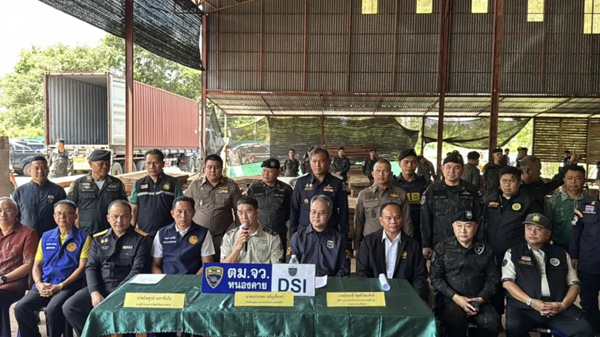 ยึดไม้ประดู่ 14 ล้าน ไม้เถื่อนข้ามชาติ ล่าหัวใหญ่- จนท.รัฐเอี่ยว