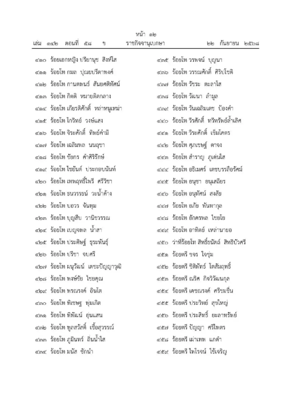 โปรดเกล้าฯ พระราชทาน "เหรียญราชการชายแดน" อนุทิน-จนท.1,803 ราย