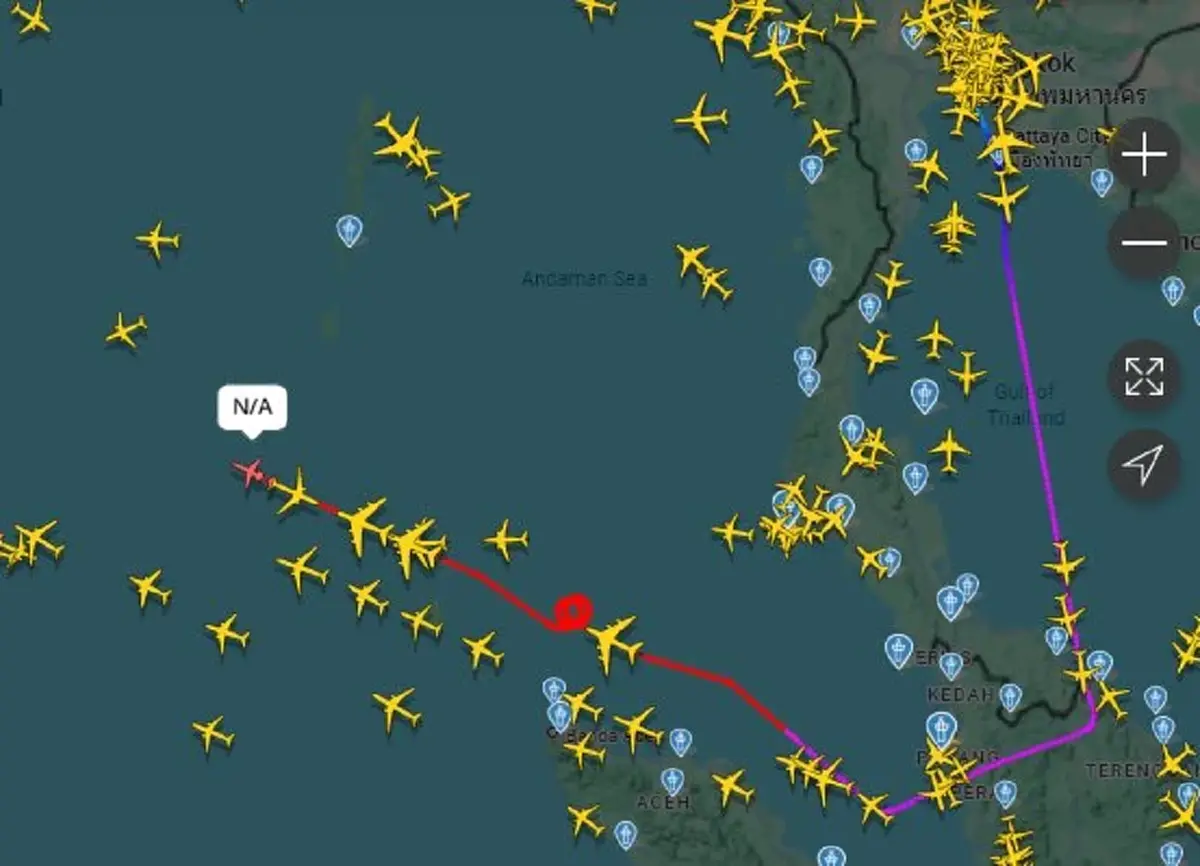 สาเหตุเครื่องบินทักษิณ บินวน 2 รอบ กลางมหาสมุทรอินเดีย ก่อนไปดูไบ