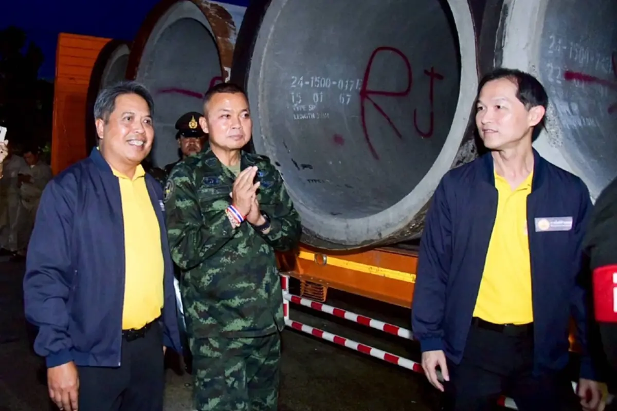 MEA ผนึกพันธมิตร มอบท่อคอนกรีตเสริมเหล็ก ใช้ทำหลุมหลบภัยชายแดนไทย-กัมพูชา