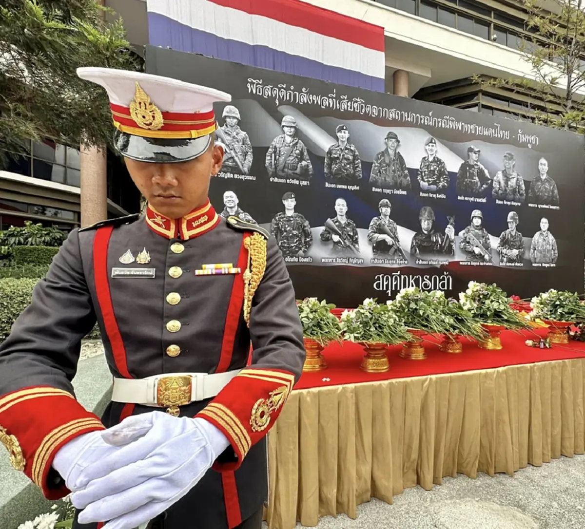 ทัพบก สดุดี 16 ทหารกล้า สมรภูมิไทย-กัมพูชา จารึกชื่อบนกำแพง