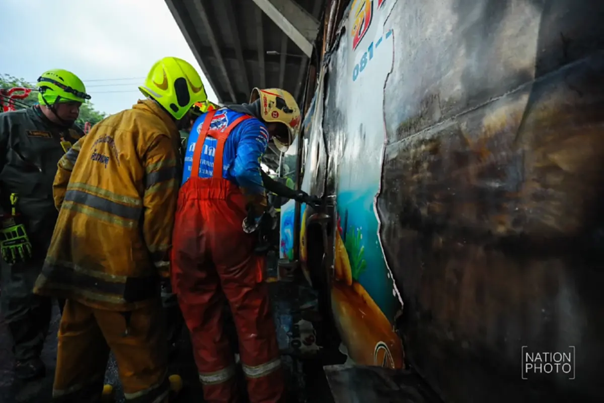 จำคุก 8 ปี เจ้าของอู่-คนขับ คดีรถบัสมรณะ คร่าชีวิต 23 ครูนักเรียน 