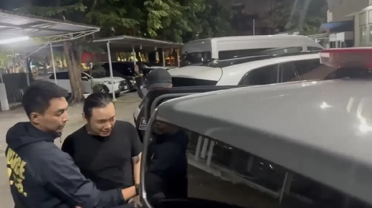 เปิดนาทีล้อมจับ ไฮโซลูกนัท คาปั๊ม คดีทำร้ายโชเฟอร์แอปฯดัง