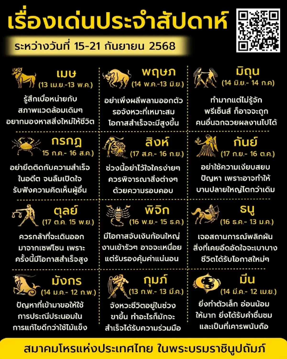 1 ราศี ดวงเด่นประจำสัปดาห์ มีโอกาสจับเงินก้อนใหญ่ งานเข้ารัวๆ