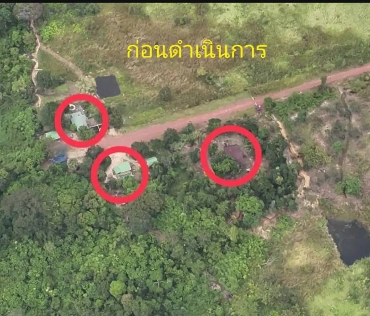 ภาพล่าสุดบ้านชำราก หลังทหารฝ่าทุ่นระเบิดไล่เขมรเคลียร์พื้นที่