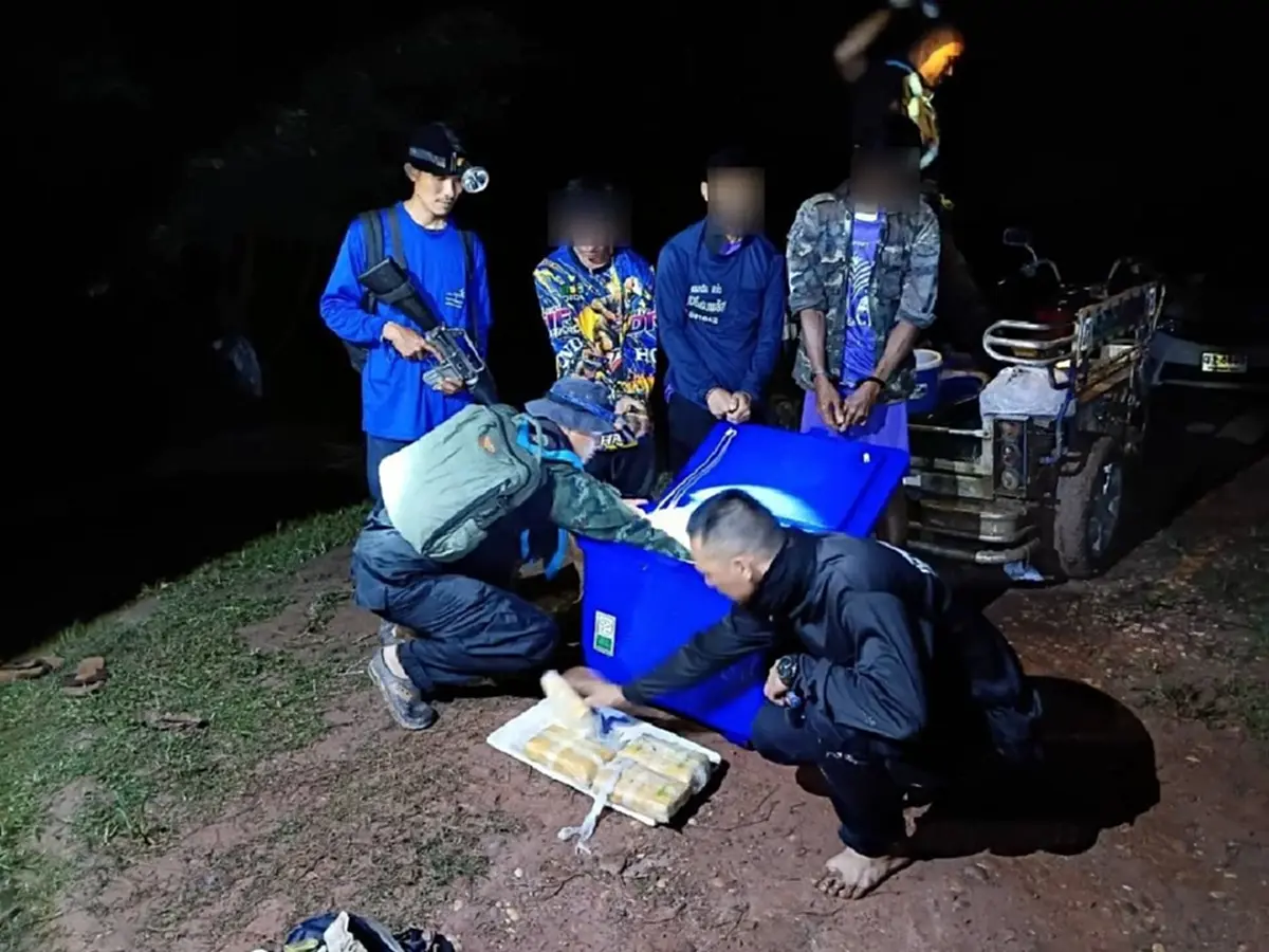 สกัดทันควัน! ยึดยาบ้า 7 หมื่นเม็ด ก่อนทะลักเข้าชายแดนบึงกาฬ