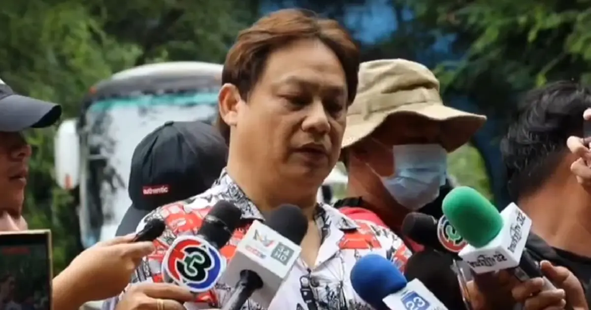 เปิดภาพจุดเกิดเหตุ เผยสภาพภายในรถ นายเจียน เจ้าหน้าที่ดูแลสิงโต