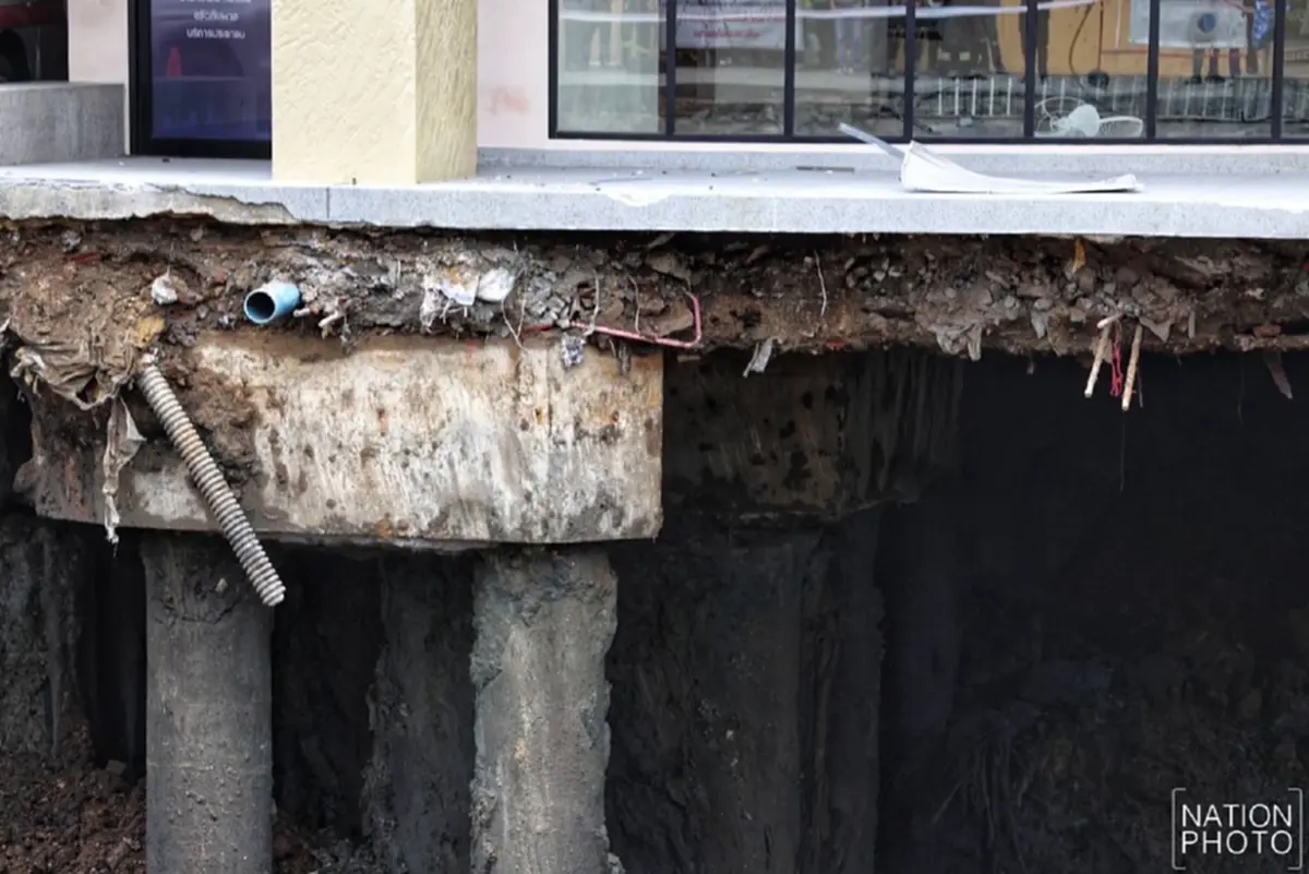 โรงพยาบาลวชิรพยาบาล ประกาศด่วนถึงคนไข้ หลังถนนทรุดใหญ่