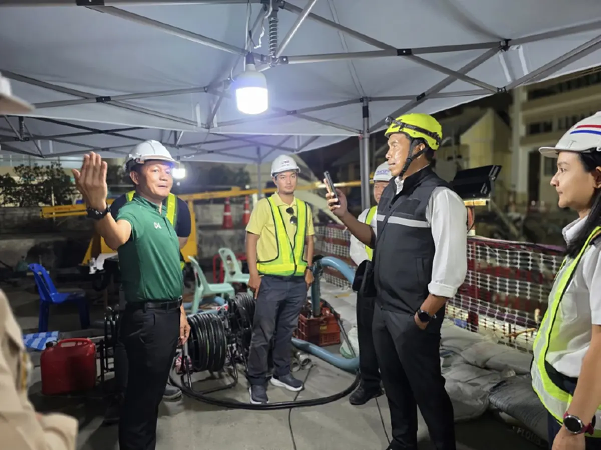 ไวเกินคาด คืบหน้าซ่อม"ถนนสามเสนทรุด" เผยแล้วกำหนดเปิดการจราจร