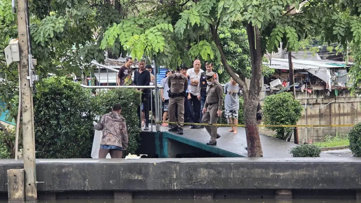 พบศพชายนิรนาม ในคลองแสนแสบ หลังสำนักงานอัยการมีนบุรี