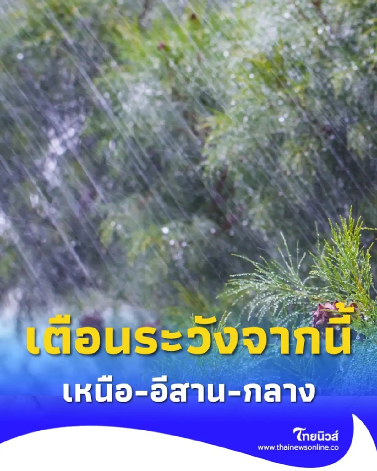 ระวัง เหนือ-อีสาน-กลาง เตรียมรับมือฝนตกหนัก 18-24 ก.ย.นี้