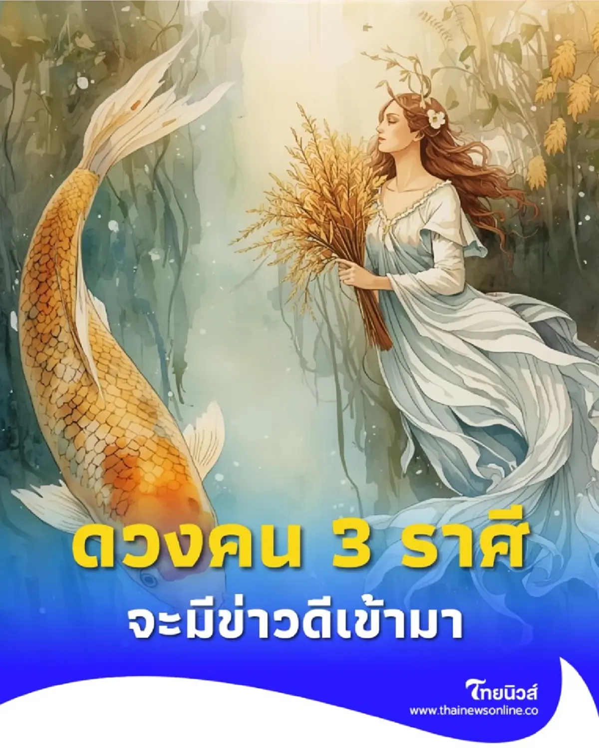 เปิดดวงคน 3 ราศี จากนี้ดวงจะมีข่าวดีเข้ามา เตรียมตัวรับการเปลี่ยนแปลง