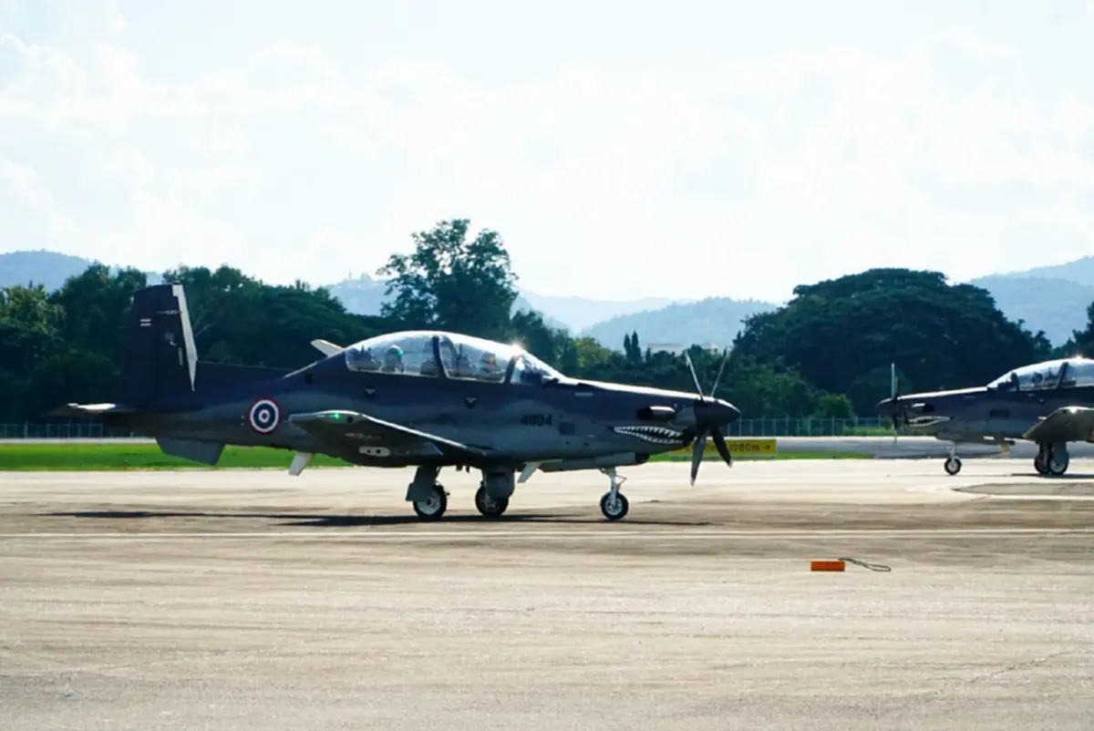 ทอ. เปิดตัวเครื่องบินโจมตี AT-6TH เสริมเขี้ยวเล็บรับภัยคุกคาม