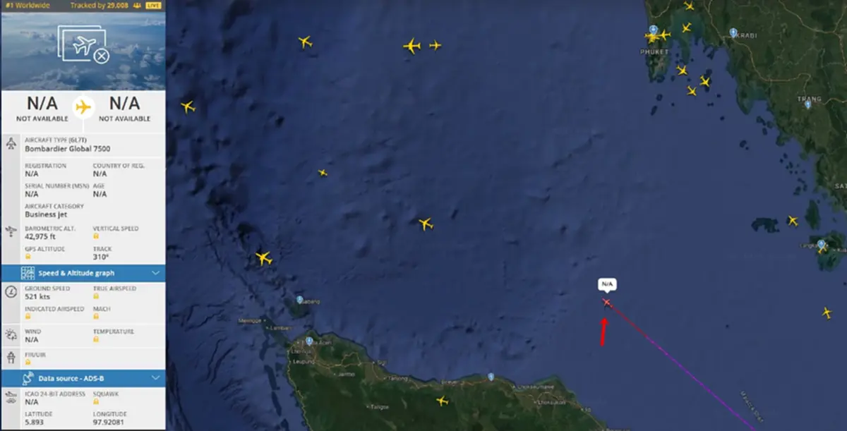 ไม่ไปสิงคโปร์แล้ว"ทักษิณ"บินเจ็ทส่วนตัว เลี้ยวมุ่งหน้า"ดูไบ"