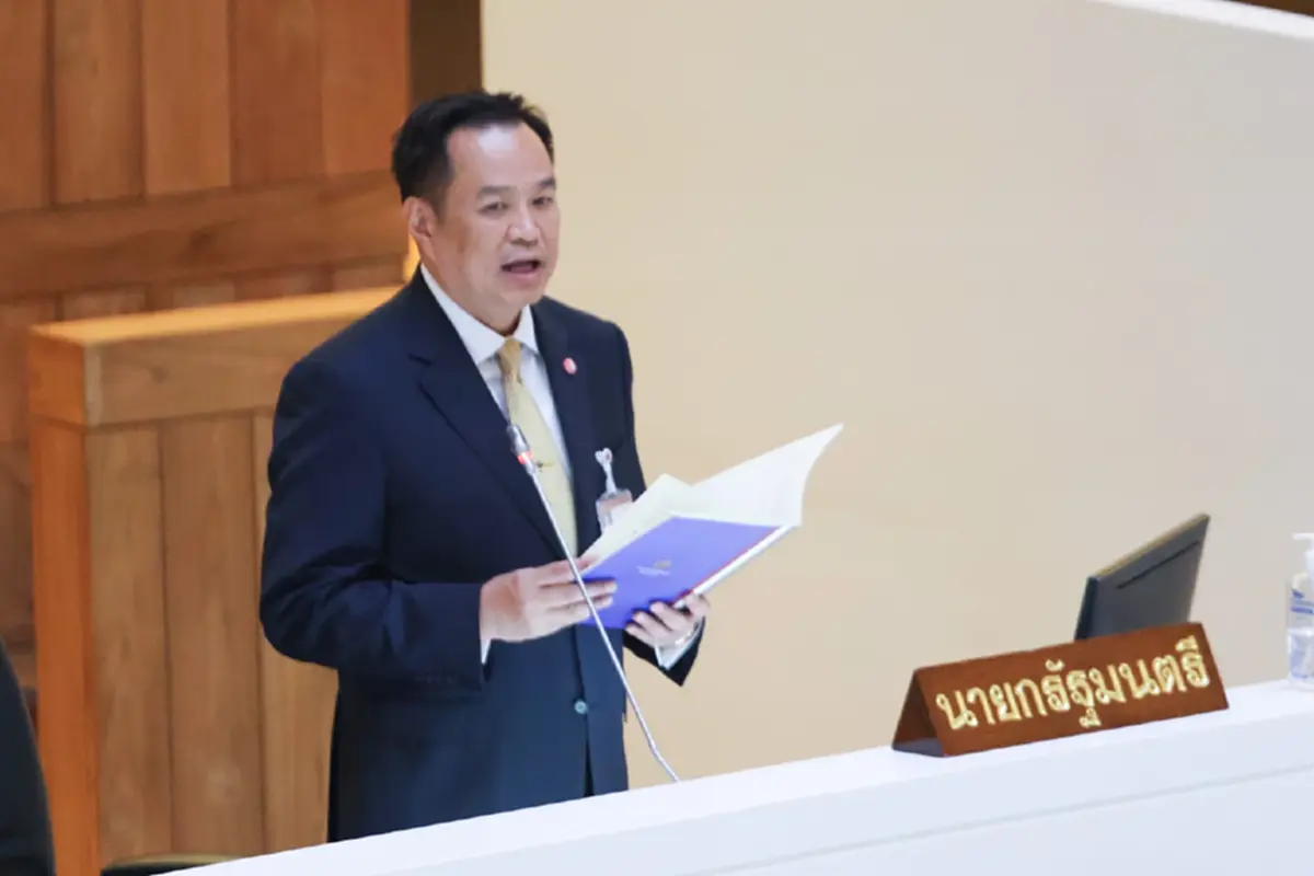 "อนุทิน" นำทีม ครม.แถลงนโยบายรัฐบาล เดินหน้าแก้ไขด่วน 5 ด้าน