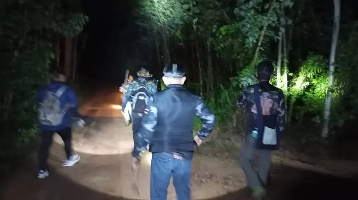 งานช้างของจริง ผนึกกำลังผลักดันโขลงช้างป่า 20 ตัวกลับบ้าน