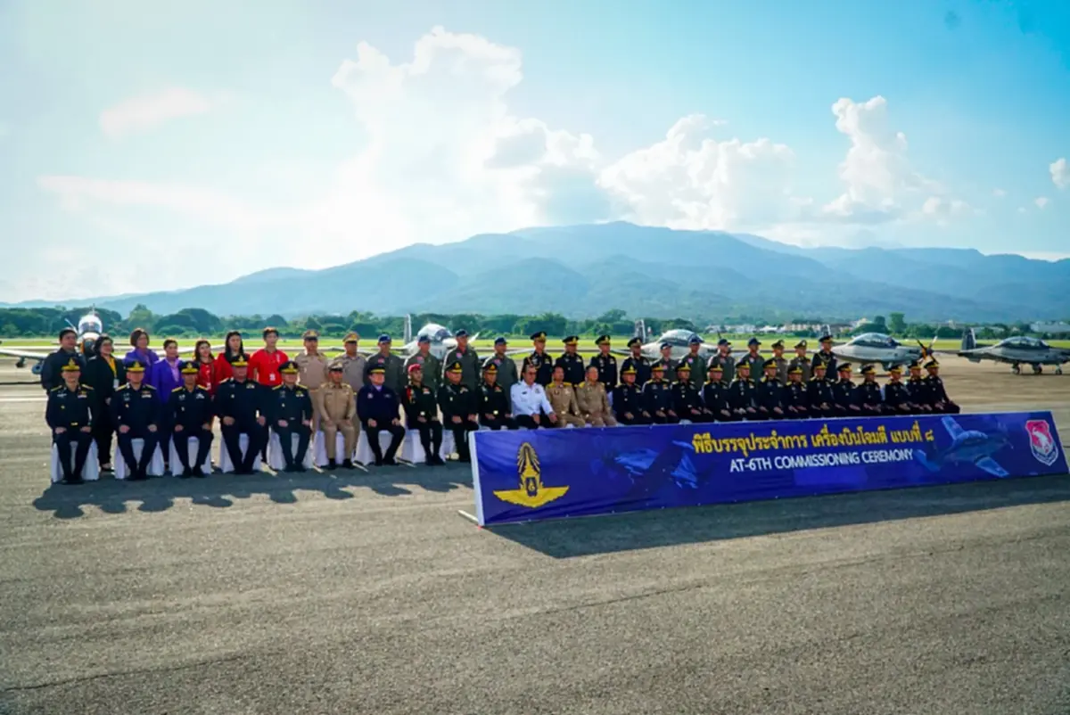 ทอ. เปิดตัวเครื่องบินโจมตี AT-6TH เสริมเขี้ยวเล็บรับภัยคุกคาม